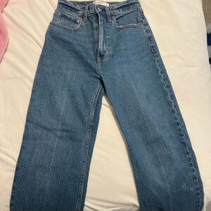 Abercrombie & Fitch Straight Leg Blue Jeans